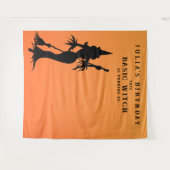 Grund Hexengeburtstag Wandteppich (Vorderseite (Horizontal))