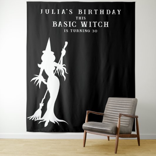 Grund Hexengeburtstag Wandteppich (Beispiel)