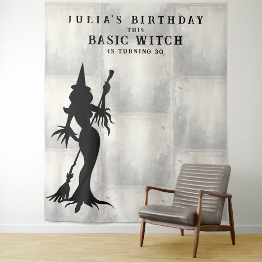 Grund Hexengeburtstag Wandteppich (Beispiel)