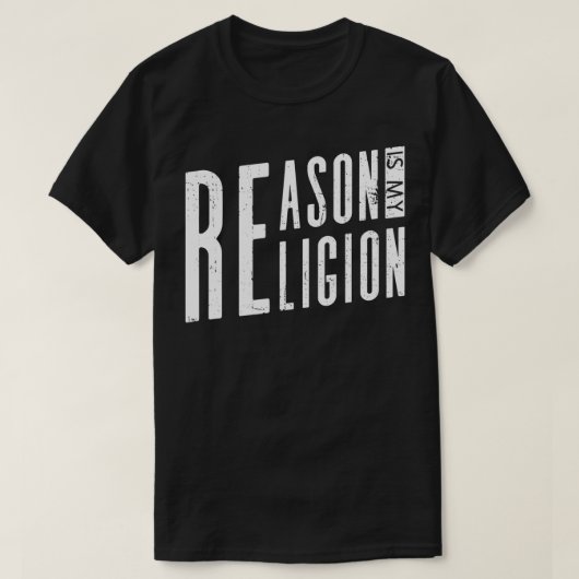 Grund ist mein religiöser Atheismus T-Shirt (Design vorne)