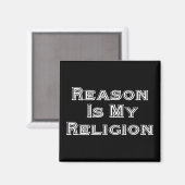 Grund ist meine Religion Magnet (Vorderseite/Rückseite)