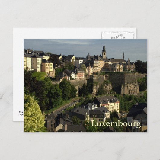 Grund, Luxemburg Postkarte (Vorne/Hinten)
