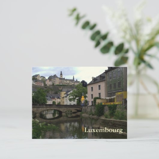 Grund, Luxemburg Postkarte (Stehend Vorderseite)