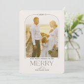 Grund Merry Green Holiday Pregnancy Ankündigung (Stehend Vorderseite)