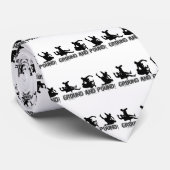 Grund- und Pfund-Linie Krawatte (Gerollt)