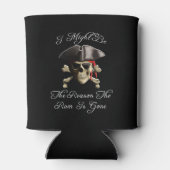 Grund, warum die Rum verschwunden ist Piratenschäd Dosenkühler (Rückseite)