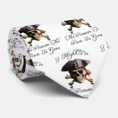 Grund, warum die Rum verschwunden ist Piratenschäd Krawatte (Gerollt)