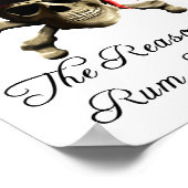 Grund, warum die Rum verschwunden ist Piratenschäd Poster (Ecke)