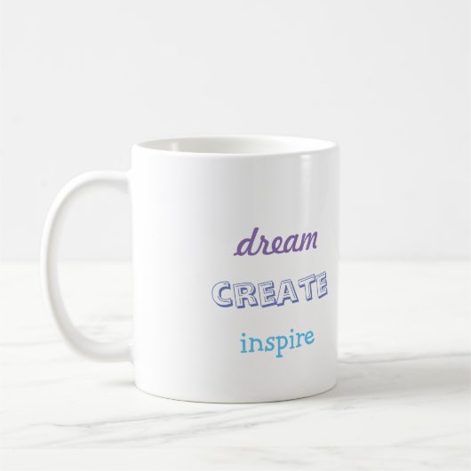 Grund zu träumen kaffeetasse (Links)