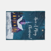 Grund zur Anbetung Fleecedecke (Vorderseite (Horizontal))