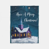 Grund zur Anbetung Fleecedecke (Vorderseite)