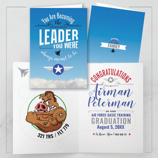 Grundausbildung der Luftwaffe 321 Warthogs Abschlu Karte