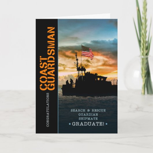 Grundausbildung des Küstenwache Karte (Vorderseite)