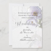 Grundbaum Peony Wedding White Einladung (Vorderseite)