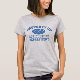 Grundbesitz der Landwirtschaftsabteilung (blau) T-Shirt