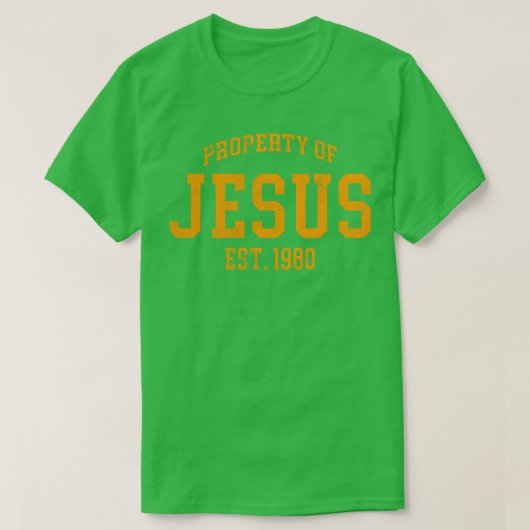 Grundbesitz von Jesus in Not T-Shirt (Design vorne)