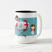 Grundbesitzer-Rocket-Tasse Zweifarbige Tasse (VorderseiteRechts)
