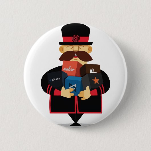 Grundbesitzerknopf Button (Vorderseite)