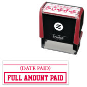 Grundbetrag "Bezahlter Gesamtbetrag" Briefmarke au Permastempel (Beispiel)