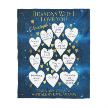 Gründe des Jahrestags, warum ich dich Liebe