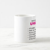 Gründe, ein Einhorn zu sein Kaffeetasse (Mittel)