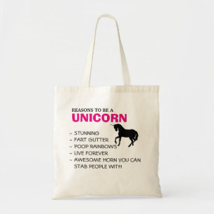 Gründe, ein Einhorn zu sein Tragetasche