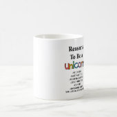 Gründe, eine Unicorn-Tasse zu sein Kaffeetasse (Mittel)