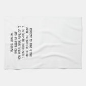 Gründe, einen Kuchen zu backen - lustiges Küchentuch (Horizontal)