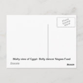 GRÜNDE FÜR ÄGYPTEN POSTKARTE (Rückseite)