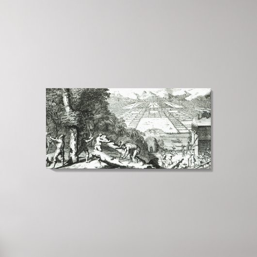 Gründe für die Gründung der Kolonie von Leinwanddruck (Vorderseite)