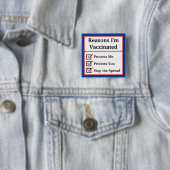 "Gründe für die Impfung" (rot/blau) individuell ei Button (Beispiel)