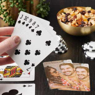 Gründe für die Liebe   Foto für Personalisierte Pa Spielkarten