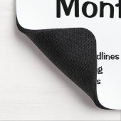 Gründe für die Liebe Monatsende Funny Accounting G Mousepad (Ecke)