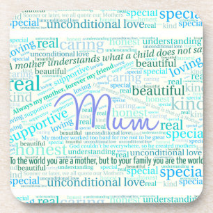 Gründe für die Liebe Mother Custom Getränkeuntersetzer