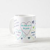 Gründe für die Liebe Oma Custom Kaffeetasse (Vorderseite Links)