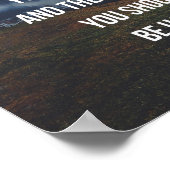 Gründe für ein glückliches Zitat Poster (Ecke)