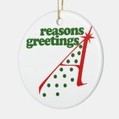 Gründe für Grüße Keramik Ornament (Links)