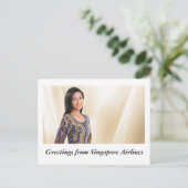 GRÜNDE VON FLUGGESELLSCHAFTEN IN SINGAPUR POSTKARTE (Stehend Vorderseite)