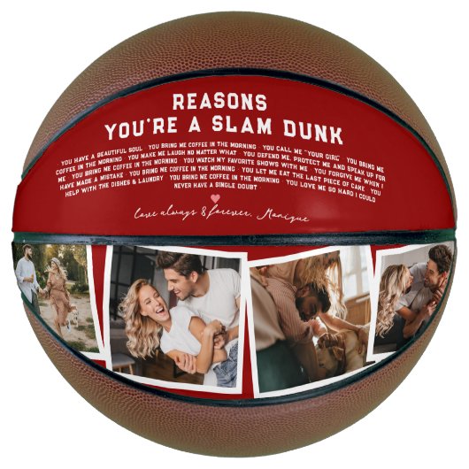 Gründe, warum du ein Slam Dunk bist | 4 FOTO Basketball (Vorderseite)