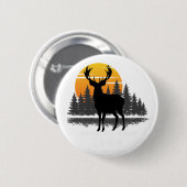 Gründe, warum ich den Hirsch verpasst habe Button (Vorne & Hinten)