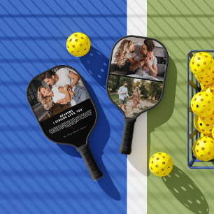 Gründe, warum ich dich trinke Liebe   3 Foto Pickleball Schläger