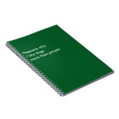 Gründe, warum ich Hunde mehr mag als Menschen Notizblock (Rechte Seite)