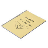 Gründe, warum ich Sie Liebe Notizblock (Linke Seite)