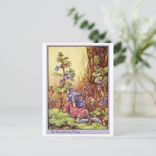 Grundefeu-Fee Postkarte (Stehend Vorderseite)