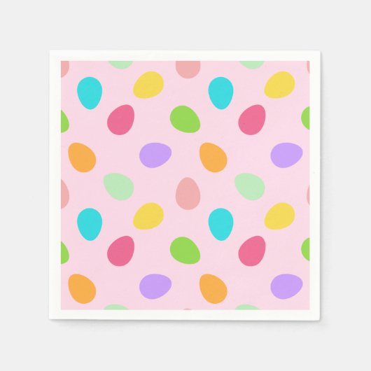 Grundeier rosa serviette (Vorderseite)