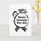 Grundeinkommen für alle karte (Gelbe Blume)