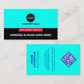 Gründer des CEO-Eigentümers - QR-Code für Firmenlo Visitenkarte (Vorne/Hinten)