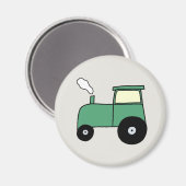 Gründer Doodle Traktor Magnet (Vorderseite/Rückseite)