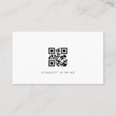 Gründer Modernes professionelles QR-Code Visitenkarte (Rückseite)