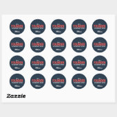 Gründer-Sticker Runder Aufkleber (Blatt)
